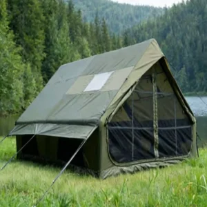 Luxury Inflatable Portable Camping Tent 3*4*2m 300D Black Coated Oxford Fabric PVC Air Tube Waterproof UV Resistant Four season