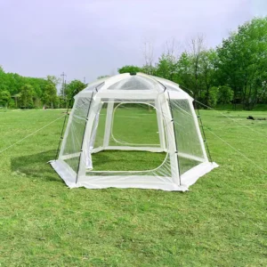 Luxury Large Camping Tent Two Bedrooms One Living Room Waterproof Windproof Sunscreen for Family Outdoor Use