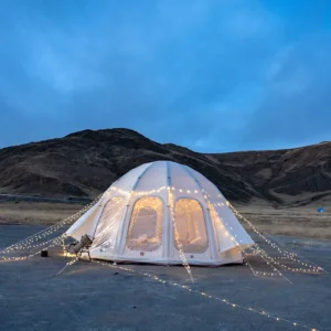 Luxury Large Family Four Season Waterproof Oxford Portable Modern Outdoor Glamping Tent One Bedroom Living Room Quick Automatic