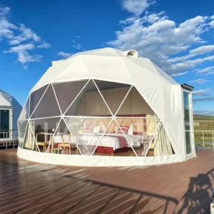 Luxury Large Outdoor Resort Glamping Tent Transparent Garden Geodesic Dome Tent