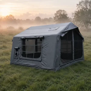 Luxury Large Portable Inflatable Tent for 6 8 People 4 Season Glamping Waterproof Tech Cotton Air Tent for Camping