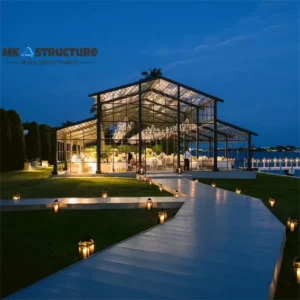 Luxury Large Strong Aluminum Frame Waterproof Wedding Party Venue Outdoor Events Atrium Marquee Reception Tent for Marriage