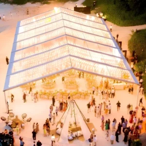 Luxury Metal Marquee Tent Wedding Party Event Catering PVC Transparent Wedding Event Party Tent