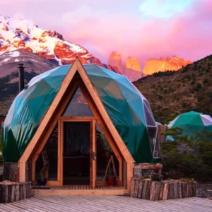 Luxury Modern 8 Meter PVC Geodesic Dome Igloo House Four Season Design Rainproof Windproof Desert Glamping Permanent Double