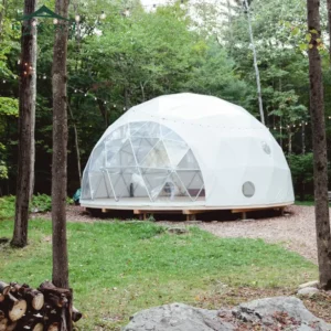 Luxury Modern Four Season Geodesic PVC Canvas Waterproof Hotel Custom Outdoor Camping Igloo Dome Tent Small Prefab House