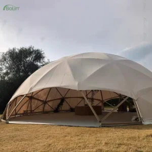 Luxury Modern Four season Waterproof Geodesic Dome Tent House for Glamping Resort Exhibition Outdoor Hotel