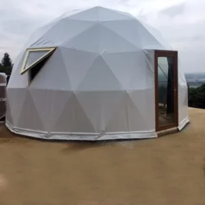 Luxury Modern Geodesic Dome Tent for Hotel Glamping, Weddings, and Events Four-Season Waterproof PVC Outdoor Canopy UV-Resistant 8-10
