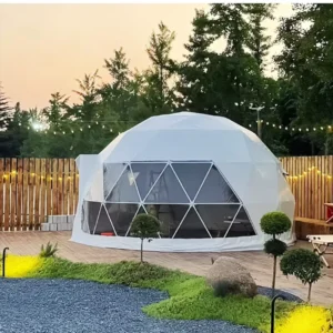 Luxury Modern Glass Spherical Dome Tent Four Season Waterproof Hotel Restaurant Home Use Construction Based One