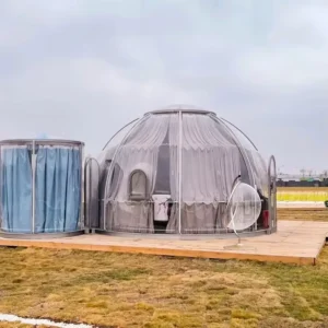 Luxury Modern Transparent Glamping Hotel Resort Bubble Insulated Waterproof Four Season Dome Tent House Factory Price