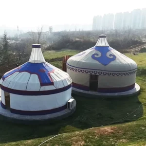 Luxury Mongolian Homes Traditional Glamping Wooden House