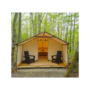 Luxury One Bedroom Premium Cotton Canvas Wall Air Tent Comfortable and Stylish Glamping Tent Design