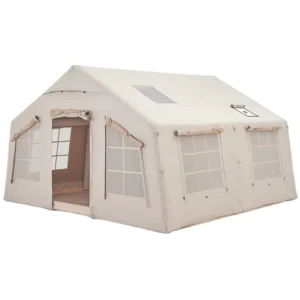 Luxury Outdoor Camping Large Tent Inflatable Cotton Tents For Family 4 6 8 10 Person