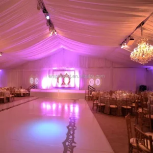 Luxury Outdoor Customized Wedding Party Tent With Canopy Ceiling Drape Marquee Wedding Tent for Sale