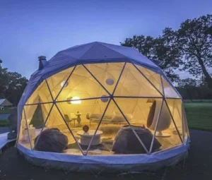 Luxury Outdoor Hotel Dome Camping Resort Waterproof Igloo PVC Glamping Geodesic Dome House Exhibition Tent