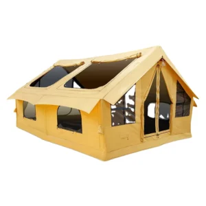 Luxury Panda Inflatable Camping Tent Four season One Bedroom Includes Stove Jack Pump Oxford Waterproof Quick Automatic Opening