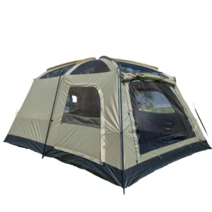Luxury Polycotton Canvas Outdoor Tunnel Tent Family Camping One Bedroom Manufacturer