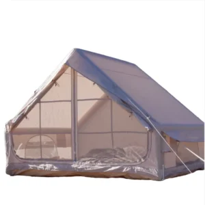 Luxury Portable Four season UV Resistant Quick Setup 6.3 Sqm Glamping Tent Waterproof 420D Oxford Inflatable for Camping
