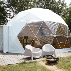 Luxury Prefabricated Geodesic Igloo Dome House Factory Outdoor Glass Dome Tent for Bathroom Resort