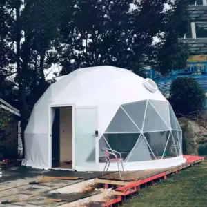 Luxury Resort Hotel Dome House Waterproof and Windproof with Bathroom Glamping Geodesic Four Season Dome Tent