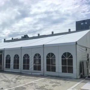 Luxury Tensile Membrane Event Tent Aluminum Frame Waterproof Fireproof Outdoor Wedding Exhibition Party Shelter