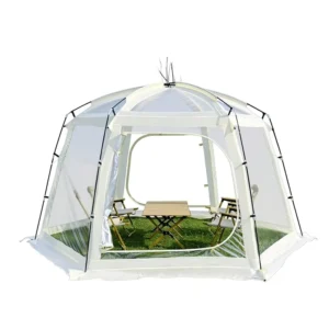 Luxury Transparent Hexagonal Starry Sky Tent 5 8 Person Party Bubble Tent for Glamping Waterproof PVC Garden Igloo House