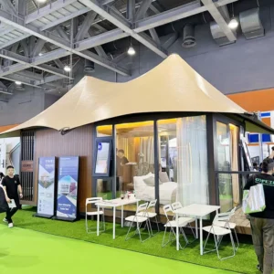 Luxury Villa Safari Tent House Canvas Glamping Tent for Resorts Hotels