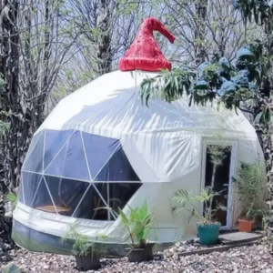Luxury Waterproof 2 People 6M Diameter Winter Dome Tent Hotel Durable Glamping House