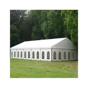 Luxury White PVC Wedding Tents for Outdoor Events Marquee Party Tents With Aluminum Poles for 100-500 People