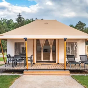 Luxury Wild Safari Tent Glamping Canvas Lodge Tent for Desert Resorts Mountain Retreats and Outdoor Adventure Hotels