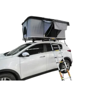 MONSTER4WD 1.25M ABS Rectangle Hard Shell Tent Waterproof 4X4 Car Auto Roof Top Camping Tent for SUV