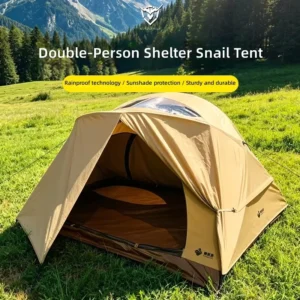 Manufacturer 2-Person Snail Dome Tent Waterproof Windproof Outdoor Backpacking Camping