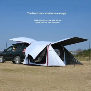 Manufacturer Car Mounted Outdoor Summer Inflatable Tent Camping Automatic Rear SUV Extended Canopy Roof Tent Waterproof