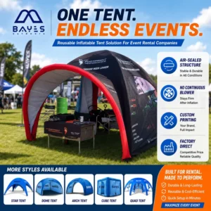Manufacturer Custom Inflatable Gazebo Event Tent Printed Advertising Canopy Air Sealed Marquee For Trade Show Sports Promotion
