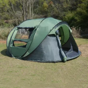 Manufacturer Custom Privacy Single Layer Four-Season Pop-Up 4-Person Outdoor Clamping Camping Tent for Picnic Party