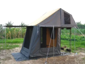 Manufacturer Price Four Season Waterproof Car Rooftop Tent with Annex Quick Automatic Opening One Bedroom