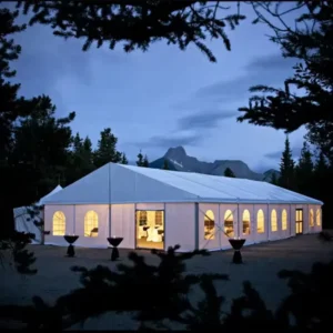 Marquee Tent Large Outdoor Wedding Event Tent Waterproof Canvas Exhibition Marquees Tent