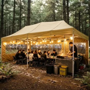 Metal Frame 3x6m Waterproof Folding Pop-Up Gazebo Canopy Tent for Garden, Patio, BBQ, Weddings, and Trade Shows