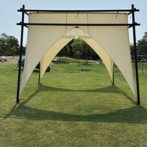 Metal Structure Outdoor Portable Large Canopy Tent for Bar, Camping, Dining, and Sunshade
