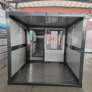 Mobile Folded Room for Permanent Living