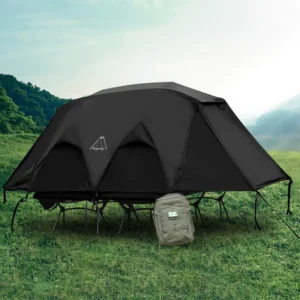 Model DreamLink Freestanding 1 Person Cot Tent Lightweight 7001 Aluminum 4 Seasons 4 Way Easy Setup Camping Gear