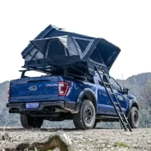 Modern ABS Hard Shell Roof Top Tent Quick-Open Large Space Car Camping Tent Fits 2-3 People