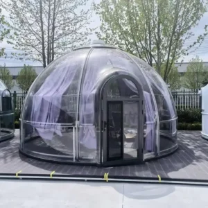 Modern Aluminum Frame Prefabricated Holiday Home Sunroom Mobile Restaurant Quick Assembly For Outdoor Use