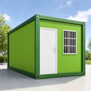 Modern Design Breathable Standard Thickness Office Building 20ft Portable Container House with Steel Sandwich Panel