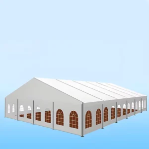 Modern Heavy Duty Aluminum Alloy Square Marquee Tent Outdoor Water Resistant Customizable Size Color Events Exhibitions Weddings