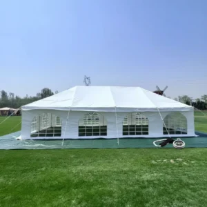 Modern Large Outdoor Event Tent for Parties, Weddings, Festivals, and Camping, Waterproof Steel Frame, 20 Person, UV 50