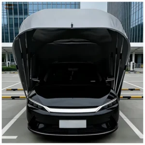 Modern Outdoor Foldable Stainless Steel Frame Durable Garage Car Cover for One Car