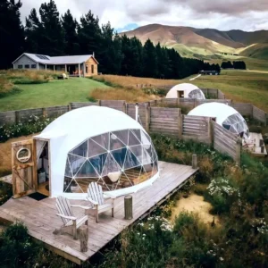 Modern Outdoor Glamping Transparent Spherical Domes Tent 1-8 Person PVC Four Season Luxury Camping Quality Tent