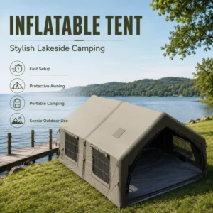 Modern Outdoor Inflatable Tent Quick Opening Waterproof Inflatable Tent Roof Tent Family Camping