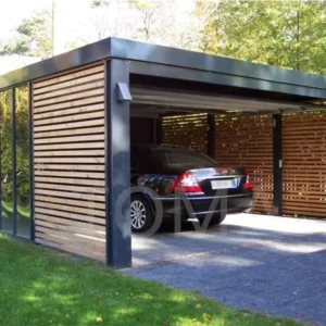 Modern Outdoor Louvered Aluminum Carport Pergola Canopy Patio Hardtop Gazebo for Car Parking
