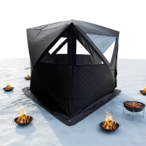 Modern Sauna Tent Waterproof Oxford Fabric for Heat Retention and Ice Fishing